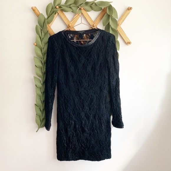 Rag & Bone Shelia Black Lace Dress - Picture 2 of 7
